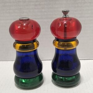 Olde Thompson Vintage Pepper Mill Sunset Fiesta Pepper Grinder & Salt Shaker